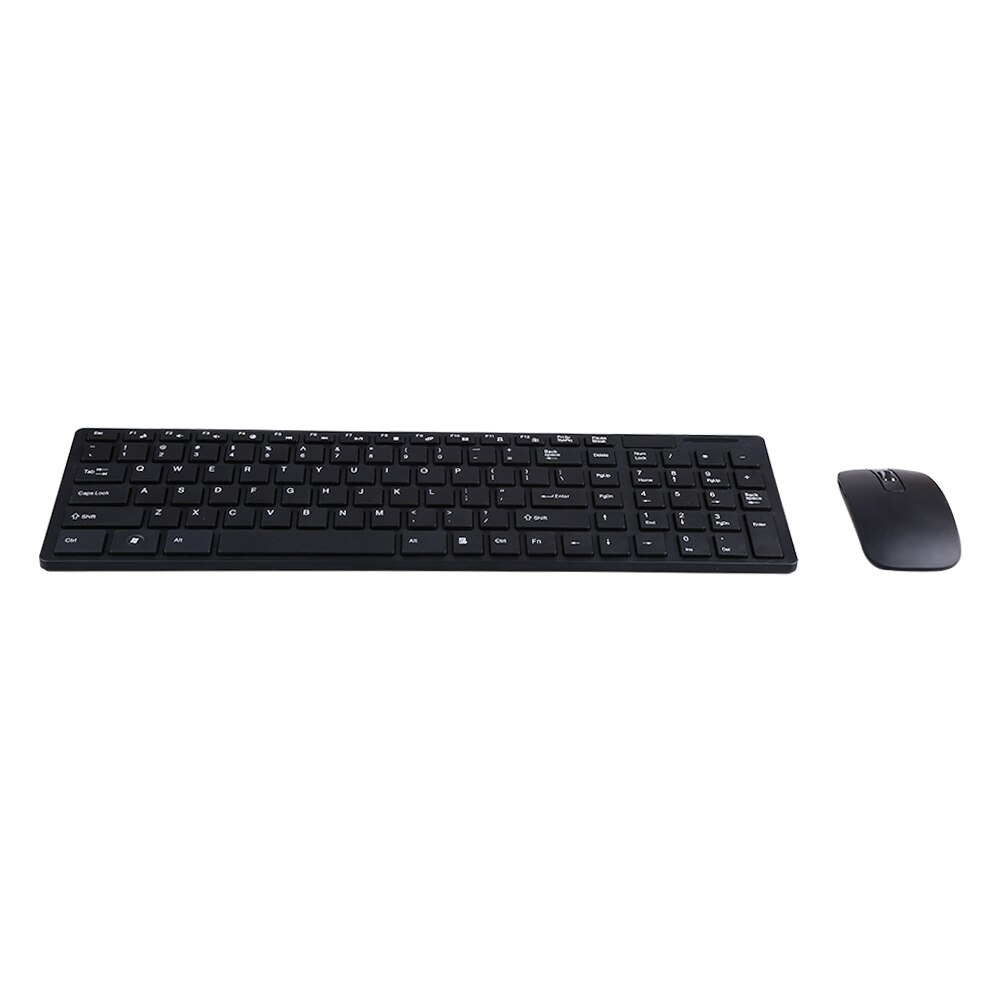 Kit combiné clavier sans fil SOONHUA souris sans fil 2.4G clavier avec Film clavier et récepteur USB