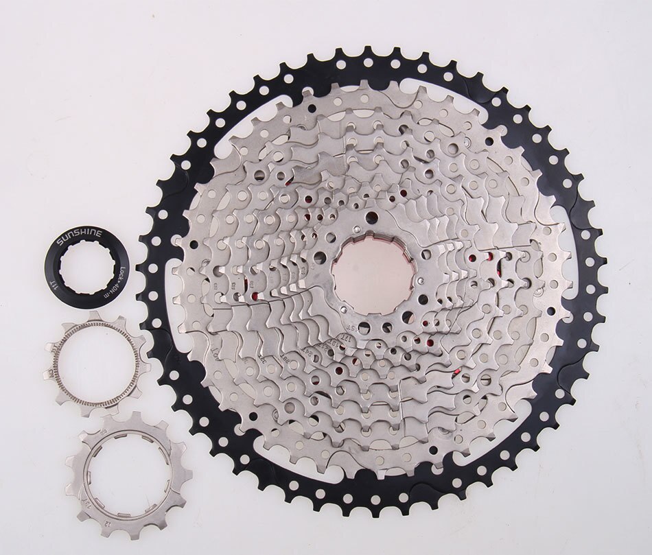 Sunshine 12 S 11-50T 12 Speed Freewheel Mountainbike Bmx Cassette Vliegwiel Fiets Accessoires Compatibel