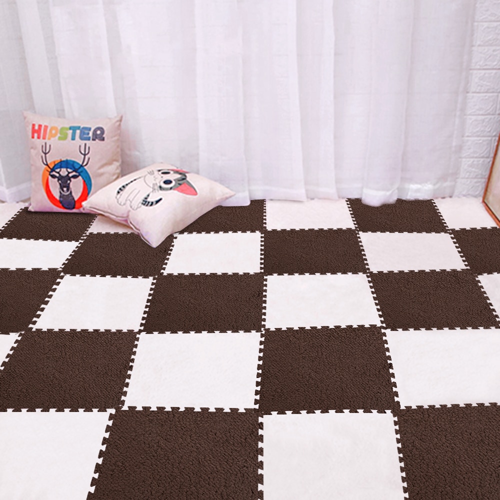 30*30Cm Puzzel Mat Baby Speelkleed Splicing Slaapkamer Zachte Vloer Magic Patchwork Tapijt Splice Woonkamer Slaapkamer pad