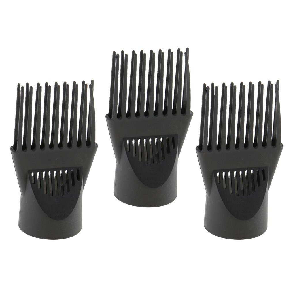 3Pcs Hair Styling Salon Hair Dryer Diffuser Comb Finger Diffuser Blower Comb