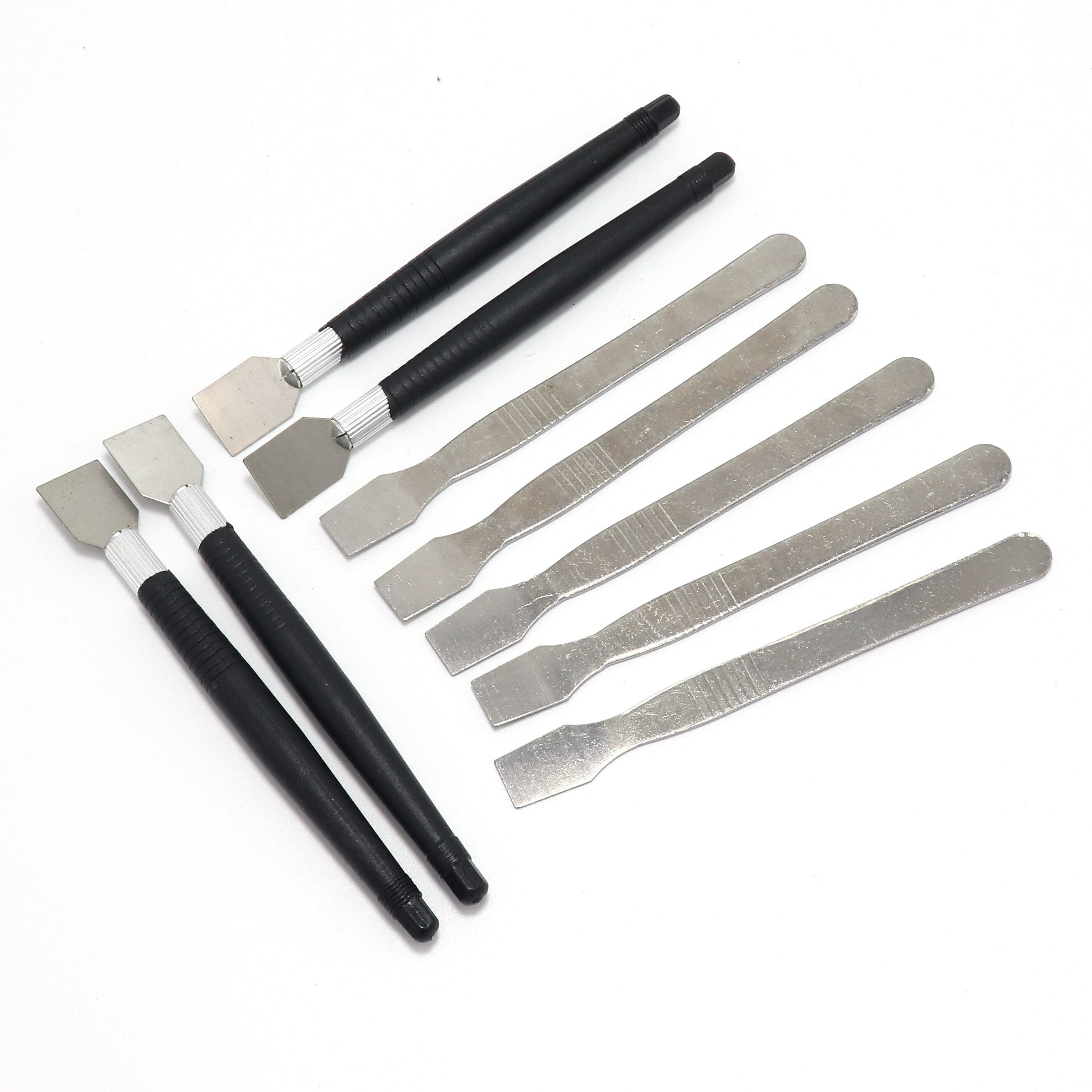 DSUNYK Metal Spudger Scraper Knife for Mobile Phone Repair Open Tool DIY electronic repair BGA Solder paste Spudger Hand tools