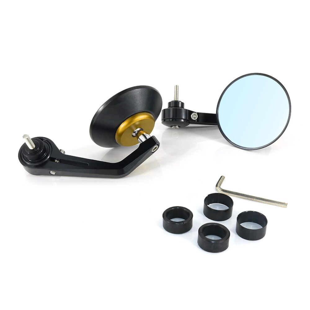 Fit For Triumph Thruxton 900 2004 7/8" 22mm Motorcycle Universal Bar End Mirrors Handle Bar Rearview Side Mirror