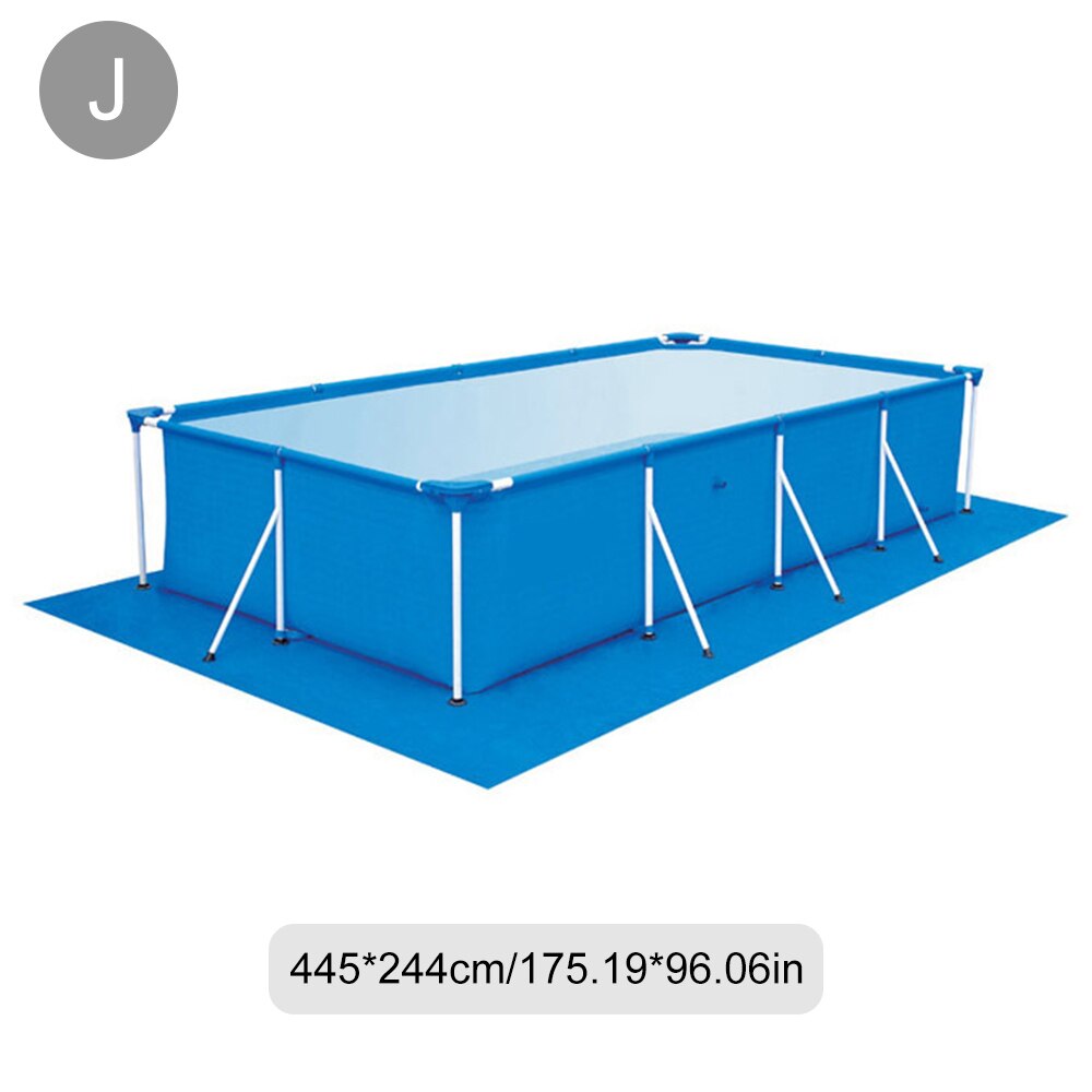 Swimming Pool Cover Swimming Pool Ground Mat high UV-resistant Polyester Rainproof Dust Cover Swimming Pool Accessories: J