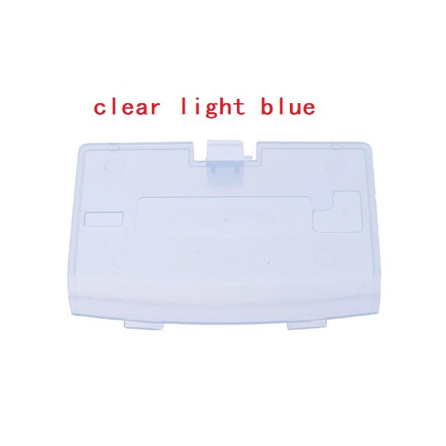 Funda de batería para Nintendo Gameboy Advance GBA, parte trasera: clear light blue