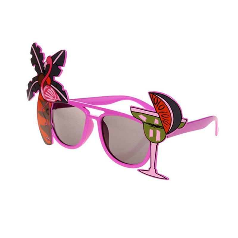 Frauen Cartoon Strand Party Bier Festival Kreative Sonnenbrille Party Dekorationen Flamingo 1PC Lustige Hochzeit Hawaiian Stil Neuheit: 6