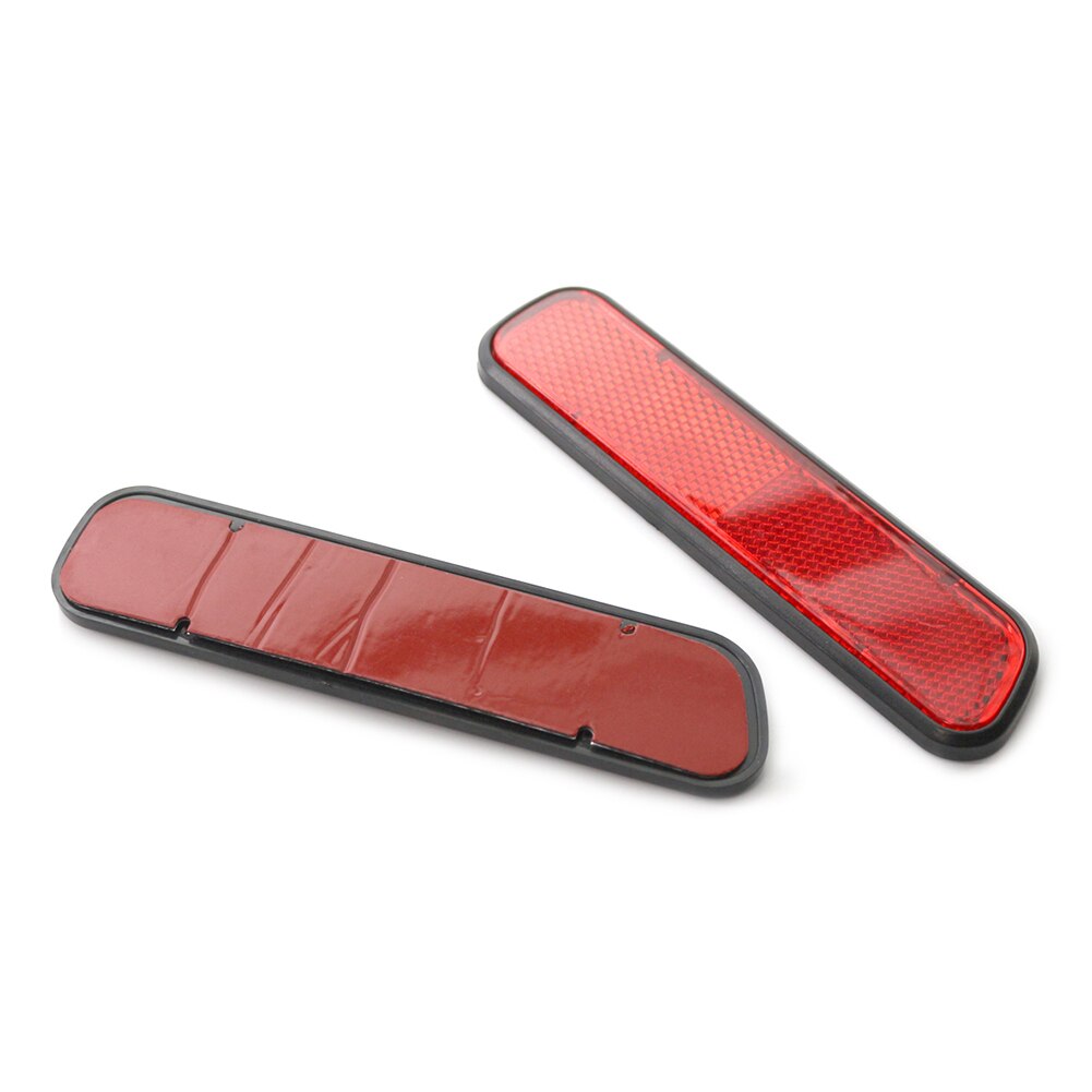 2Pcs Universal Car Reflective Warning Strip Tape Bumper Truck Safety Reflector Car Sticker Decal