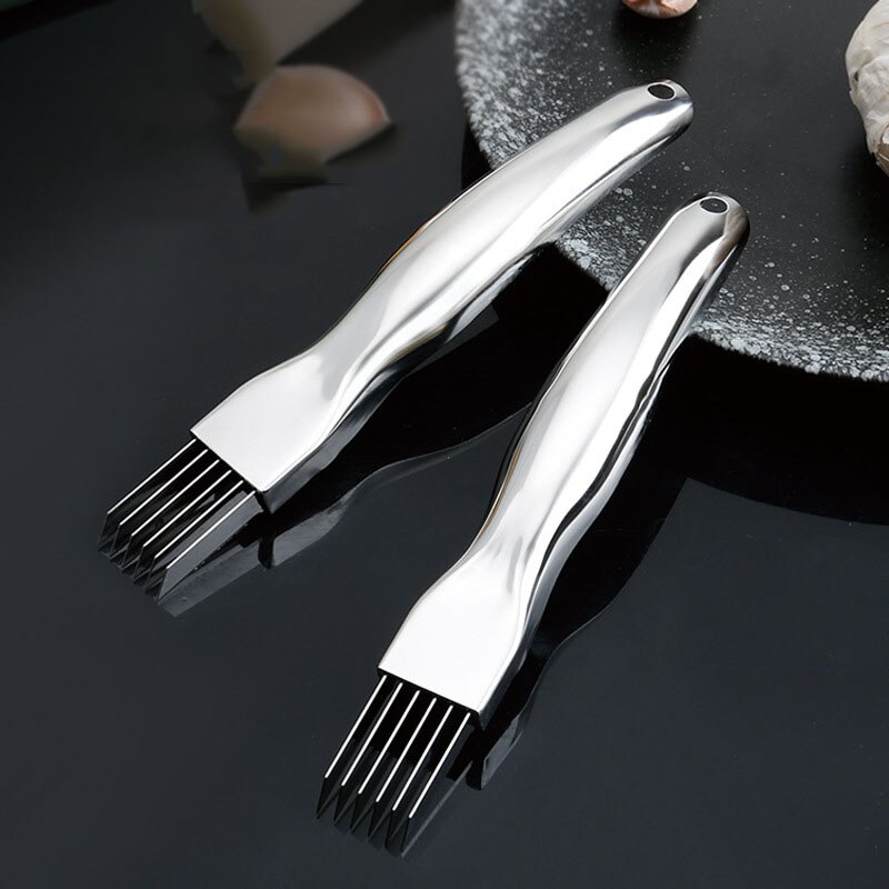 Onion Garlic Knife Vegetable Cutter Cut Onions Garlic Tomato Device Shredders Slicers Cooking Tools Kitchen Accessories