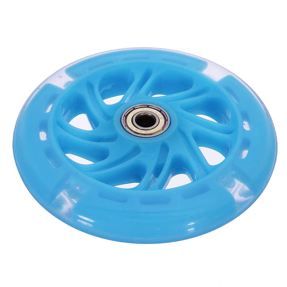 4PCS 120mm LED Flash Light Up Wheels For Scooter Inline Skates 2 ABED-7 Bearing
