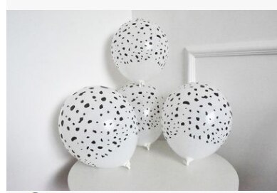 100 stk fortykket 12- tommer 3.2- gram latex ballon tegneserie ko vandmelon leopard print ballon: Rubin