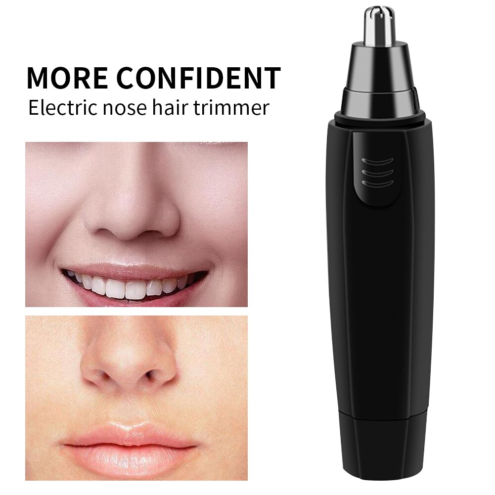 Man Hair Removal Battery Powered Nose Trimmer Mini Portable Multifunctional Nasal Wool Personal Care Electric Shaving Machine