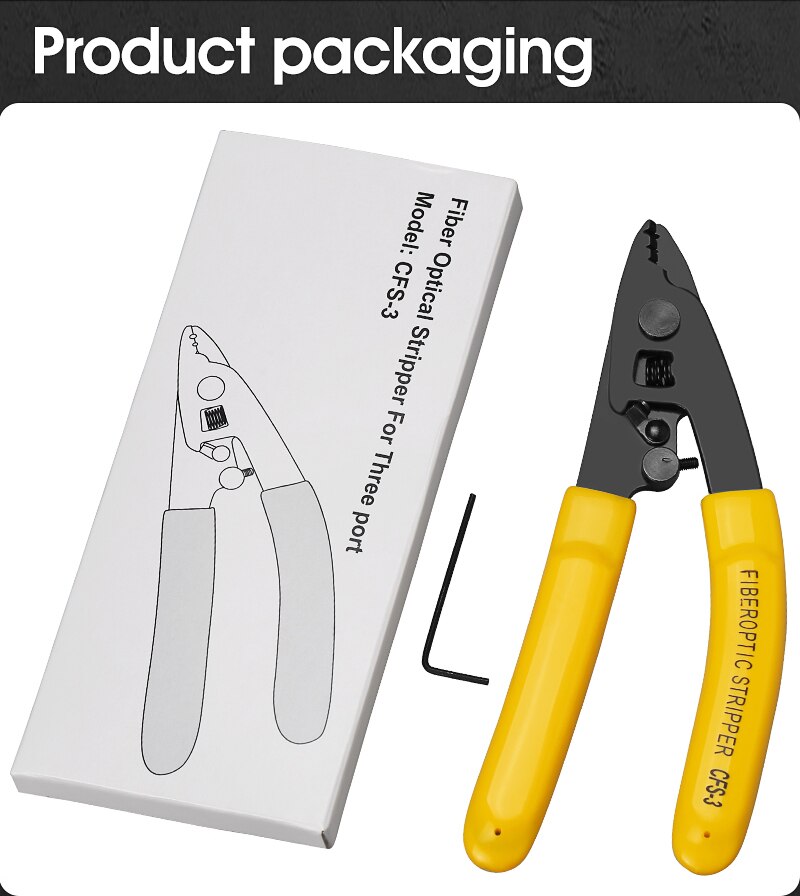 Décapant à Fibre Optique Miller CFS-3 à 3 Trous - Pour Préparation Des Câbles, Neuf Sous Emballage