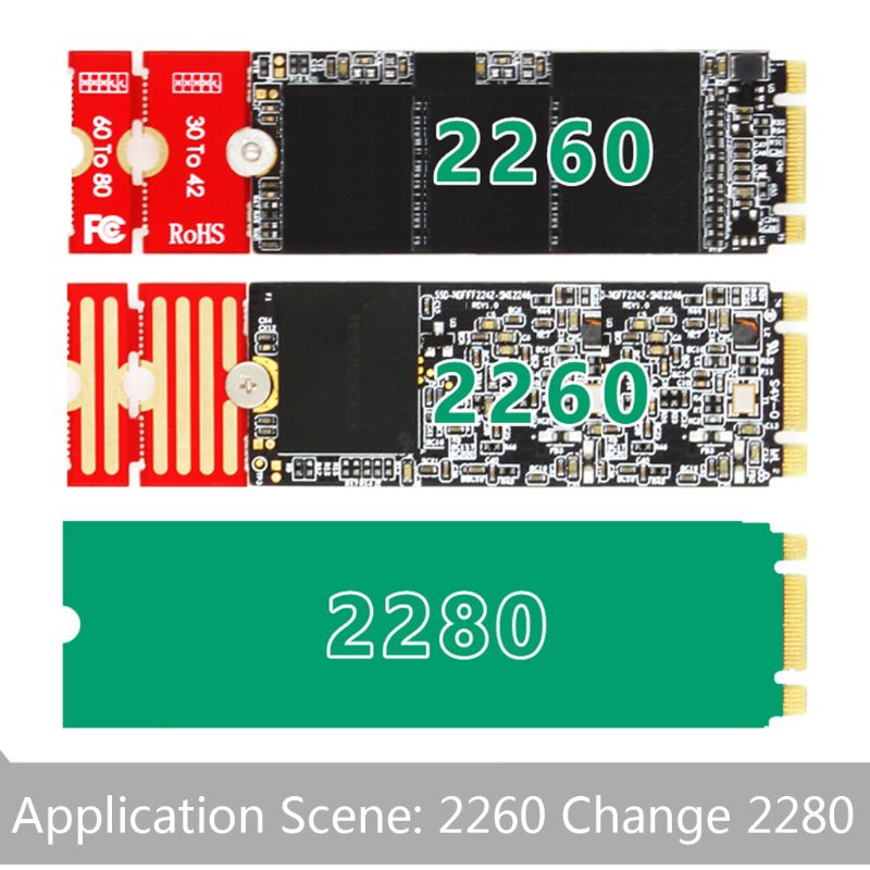 M2 M2PLUS NGFF NVME M.2 Extended Transfer 2230, 2242, 2260, 2280 Aircraft M2 CHANGE LONG SIZE NVME NGFF M.2 U.2 M3 M.3 SSD PXPA