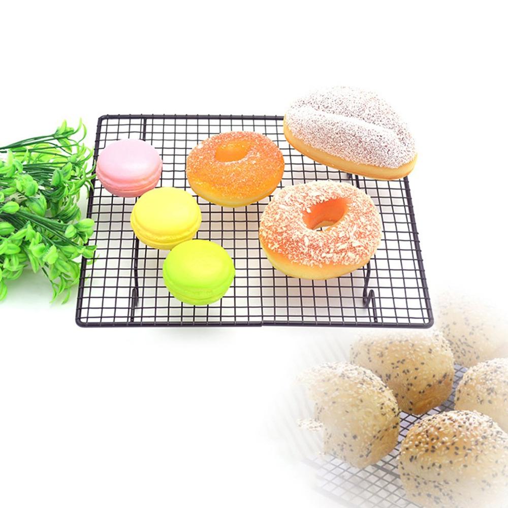 Cake Rack Stainless Steel Wire Grid Cake Rack Cooling Rack Baking Tray For Biscuit Cookie Pizza Bread Holder Shelf Baking Rack