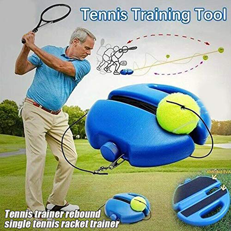 Tennis Trainer Enkele Zelf-Studie Tennis Training Tool Oefening Rebound Plint Sparring Apparaat Tennis Accessoires Outdoor