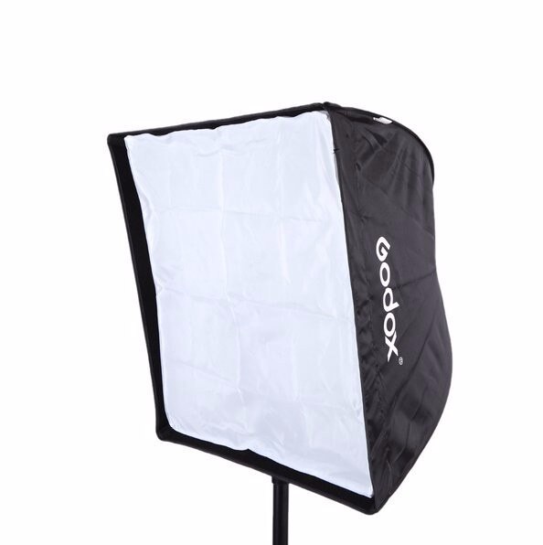 Godox Draagbare Gevouwen Paraplu Softbox Reflector met Externe Witte Cover voor Speedlight (60*90 cm/24" * 35 ")
