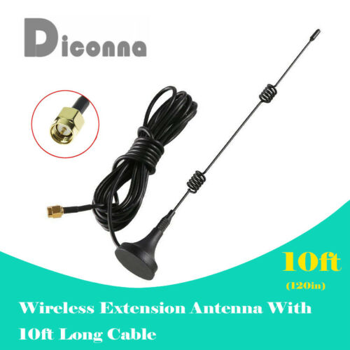 Diconna 3M 10ft Wifi Antenne Verlengkabel Cord Voor Draadloze Beveiliging Camera Antenne