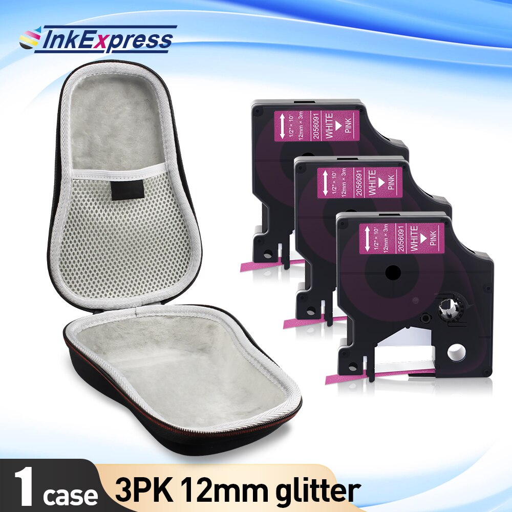 Przenośna drukarka do etykiet skrzynka dla Dymo LabelManager 160 280 drukarka etykiet COLORPOP EVA Box LM160 torba ochronna torba 45013 taśma: 1 Case-Set 19