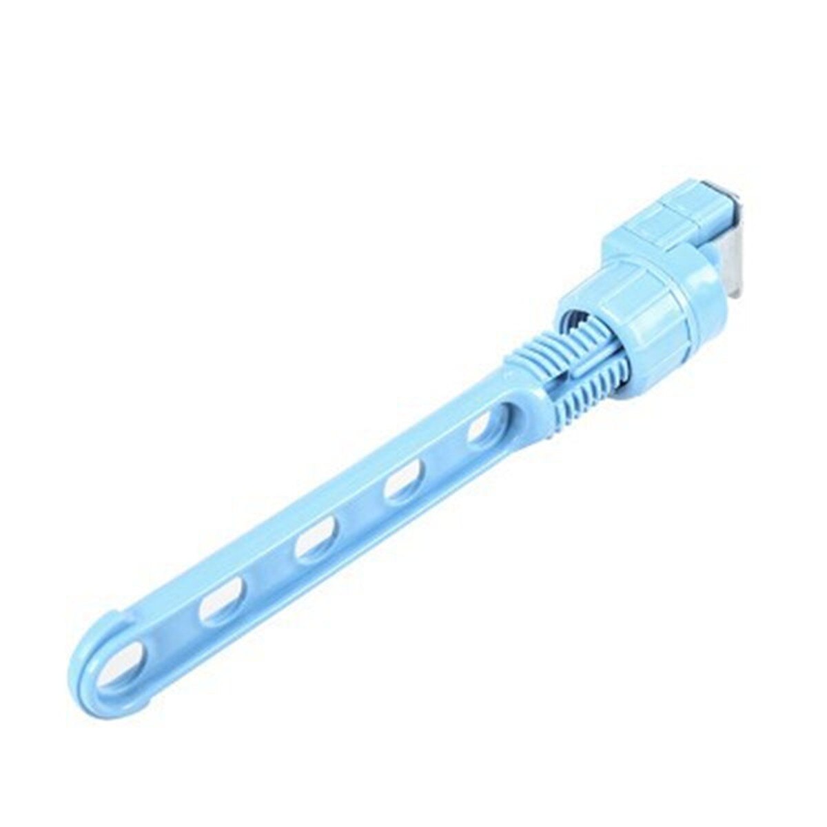 Portable Clothes Windows Hanging Rack Outdoor Indoor Coat Jacket Underwear Socks Drying Storage Hangers With Hook For Traveling: Blue