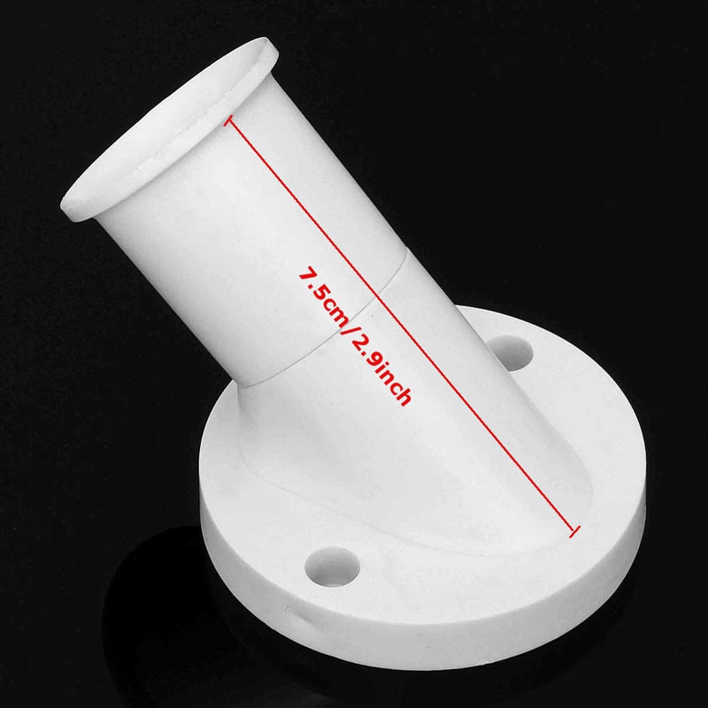 E27 socket socket 45 degree tilt screw bulb base wall socket adapter converter garden lamp holder AC 250V 6A
