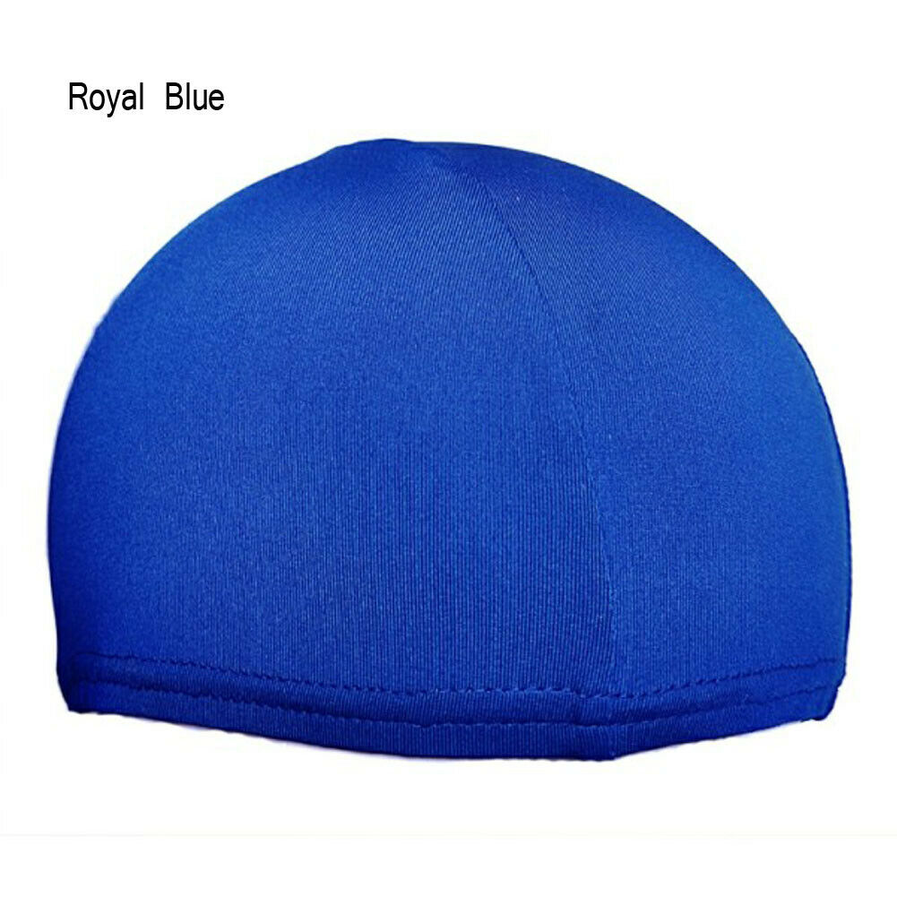 Män kvinna cykling sport dödskalle cap snabbtorkande svett hatt vinter cykel cykel hatt utomhus cykling utrustning: Kungsblå