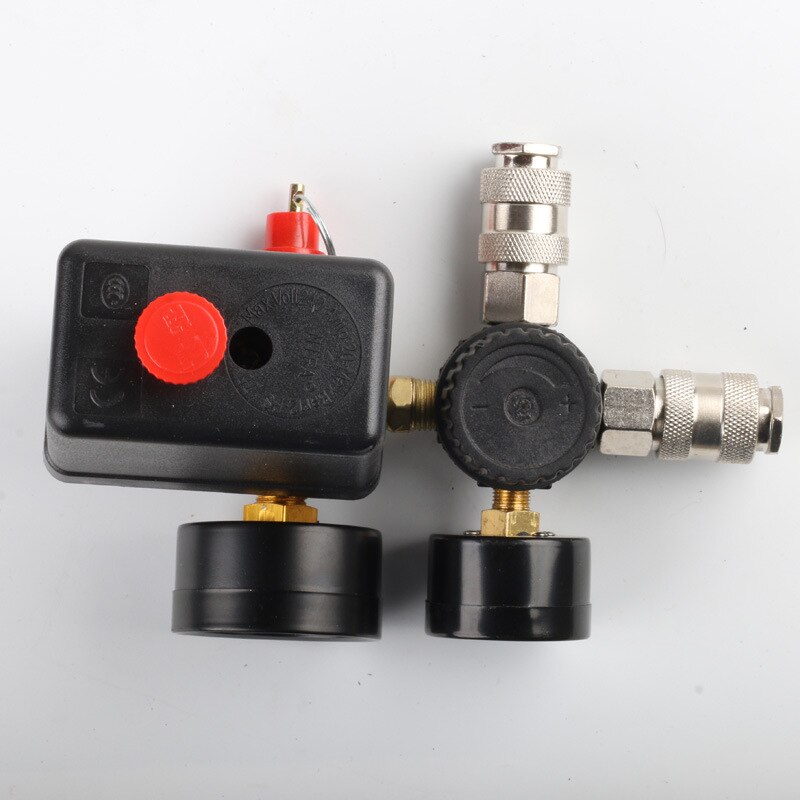 240v regulator drift luftkompressor pump tryckreglage luftpump styrventil 7.25-125 psi med mätare