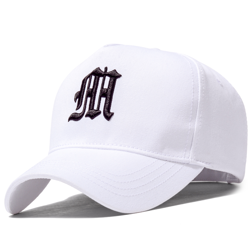 High Top Big Size Sport Sun Hat Lady Large Size Snapback Cap Men Plus Size Baseball Cap 55-61cm 59-65cm: White / 55-61cm