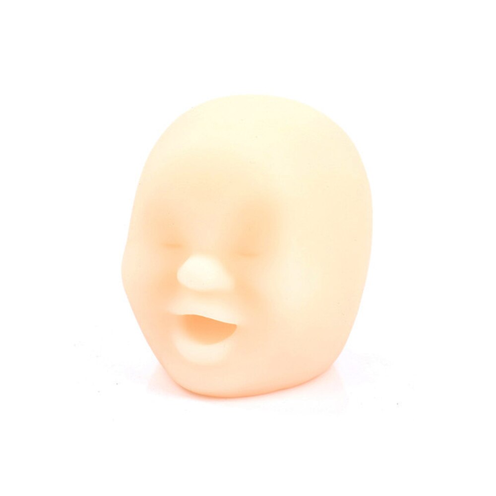 Squeeze Human Face Emotion Vent Ball Stress Relieve Adult Decompression Toys: 01