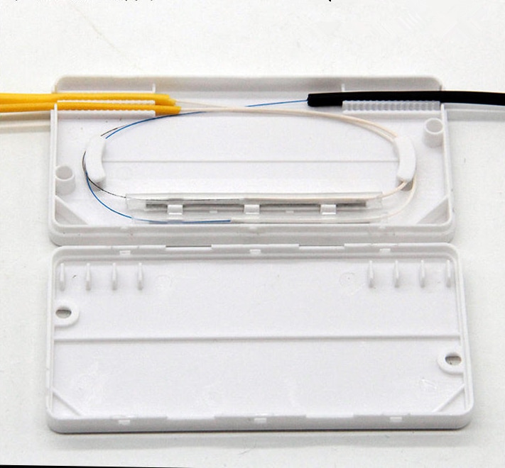 Caja de protección para cables 10 Uds., caja de protección de fibra óptica, Tubo termorretráctil para proteger la bandeja de empalme de fibra 2 en 2 salidas