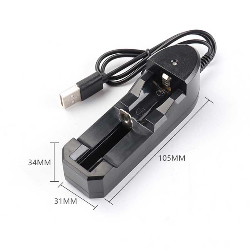 18650 Battery Charger Black 1 2 4 Slots AC 110V 220V Dual For 18650 Charging 3.7V Rechargeable Lithium Battery Charger