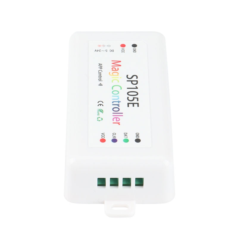 SP105E Light Strip Bluetooth Controller Mobile Phone Smart Bluetooth Magic Color Controller LED Full Color Controller