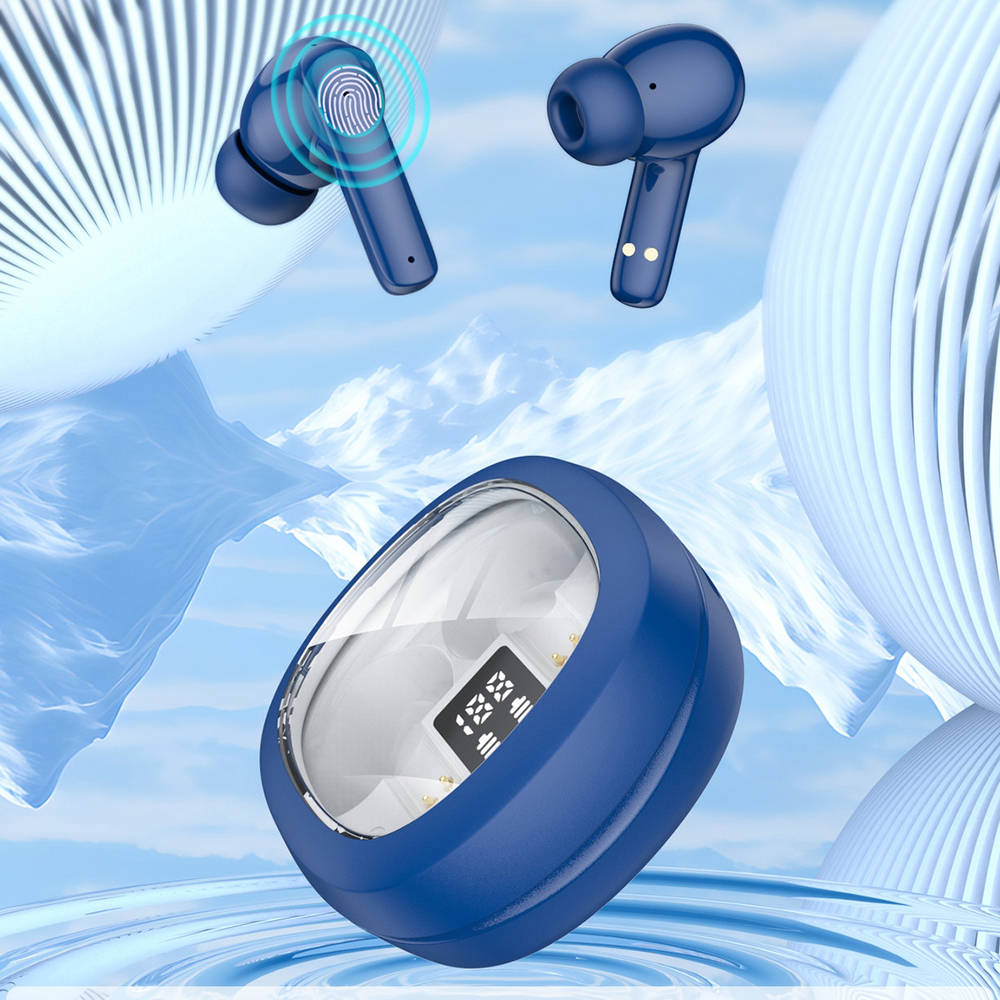 ANC50dB Ruído Ativo Cancelando Fone De Ouvido Sem Fio, Bluetooth 5.3, 40 Horas de Bateria, Versão Universal, Esportes