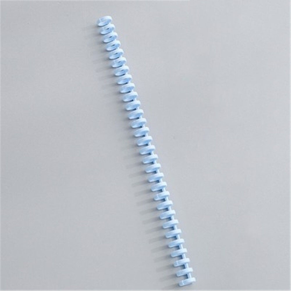 30 Holes Novelty Plastic Loose Leaf Binder Circles Hinged Rings Album Clips Craft Calendar Ring Binder Desk Notebook Circle: blue