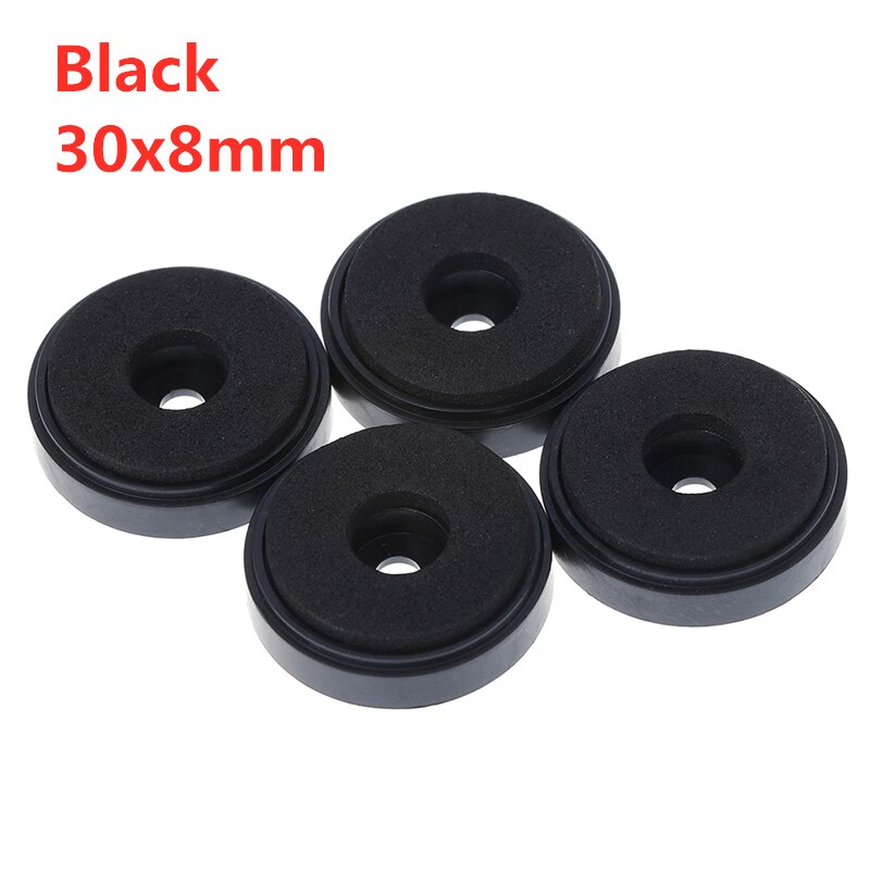 4 Pz/lotto 30x8 millimetri 40x11mm FAI DA TE Picchi di Altoparlanti Del Basamento Piedini Audio Attivo Altoparlanti Parti di Riparazione home Theater Sistema Audio Commercio All'ingrosso: Black 30x8mm