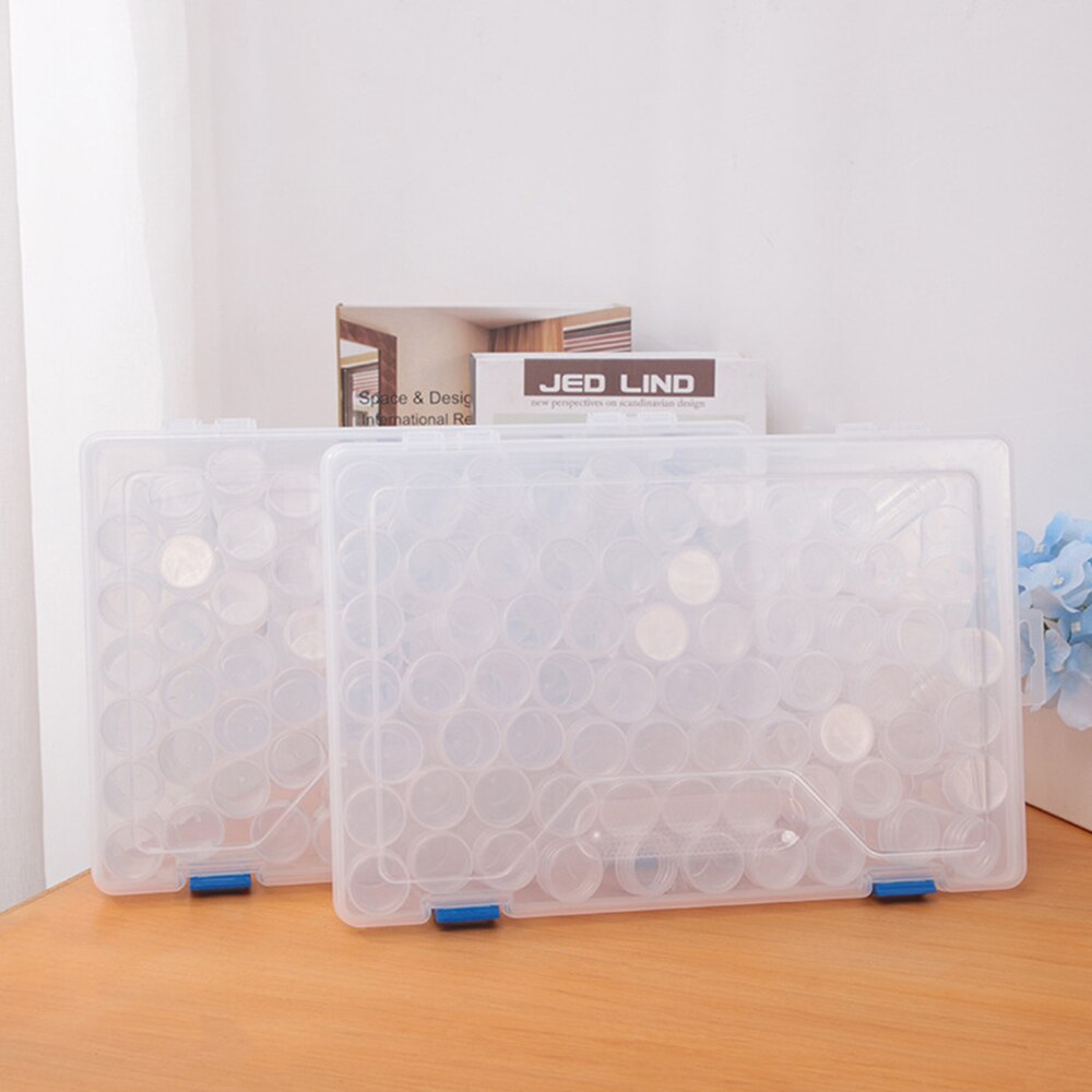 70 flaschen Lagerung Kasten Diamant Mosaik Korn Organizer Container Zubehör Diamant Stickerei Fällen Kunststoff Kasten Werkzeuge