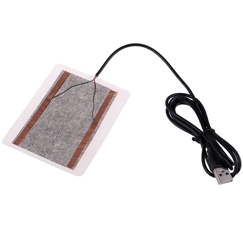 10*4cm draagbare usb-warmers, verwarmingsplaten voor in de winter, voor muismatten, schoenen, golfplaten, elektrische verwarmingsmatten