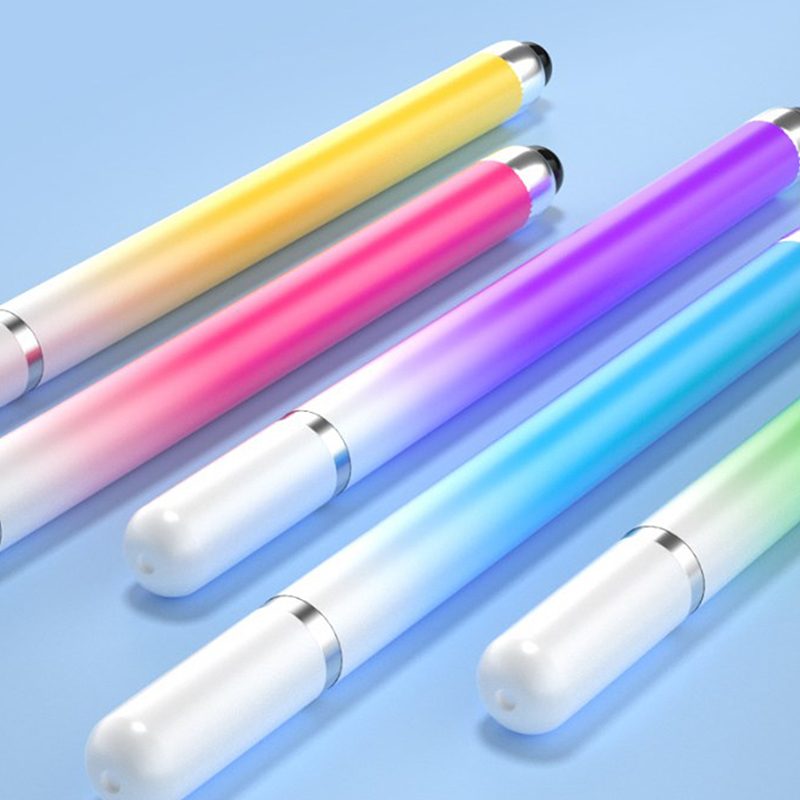2 in 1 stylus-kynä matkapuhelimelle ja tabletille, kapasitiivinen kosketuskynä yleiskäyttöiseen puhelimen piirtonäyttöön