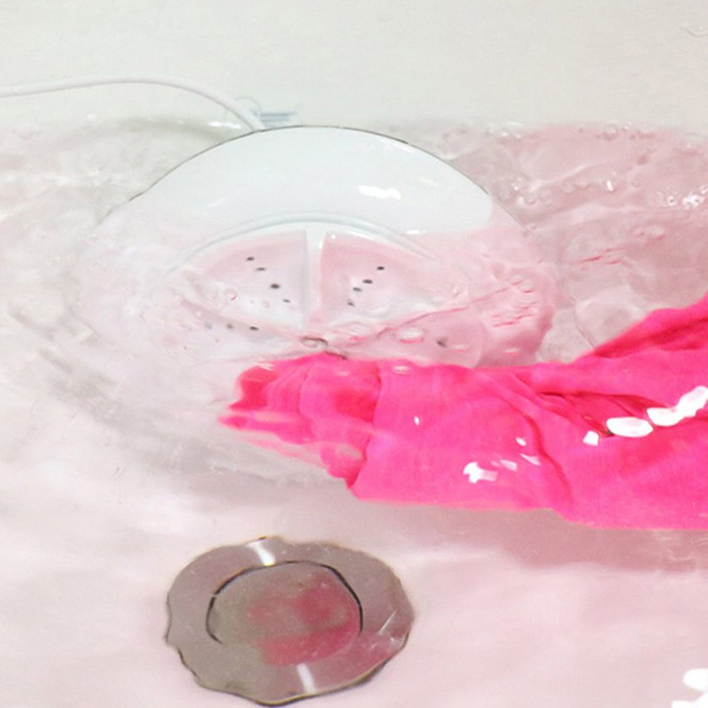 Ultralyd turbin vaskemaskin reise bærbar turbin vask klær college sovesal mini vaskemaskin