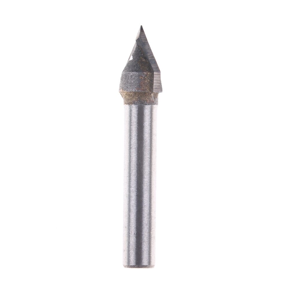 Tungsten Steel 60 Degree V Groove Bit CNC Router Shank Engraving Wood Working Tool 6x10mm