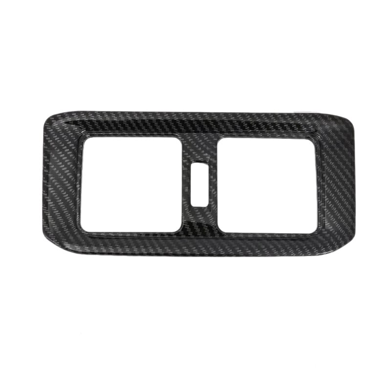 Bil luftkonditionering ventil uttag lock trim armstöd box halvpack bak för toyota rav 4 rav 4 kolfiber stil bil st: Default Title