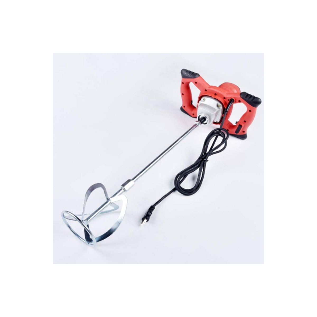 Paint and Mud Mixer Stirring Rod for Drill Agitator Mixing Rod Concrete Mortar Mixer, Silver