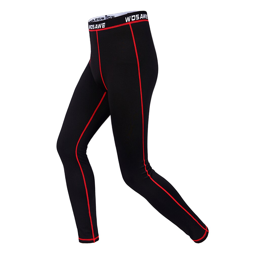 WOSAWE Mens motorcycle Pants Compression Base Layer Fitness Jogging Trousers Tights Sport Training Gym Wear motocross pants