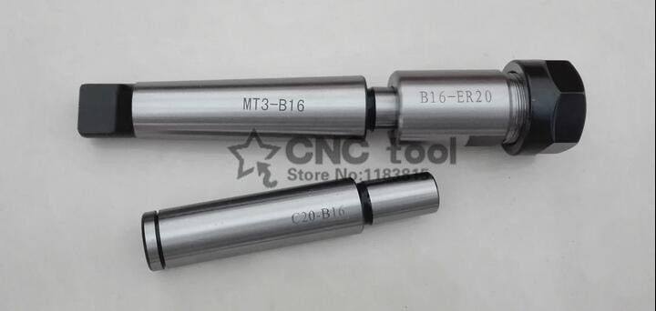 B16-ER11/ER16/ER20/ER25/ER32 ER pince porte-outil ER mandrin de forage, tige d'extension d'arbre de moteur au lieu du mandrin de forage de précision