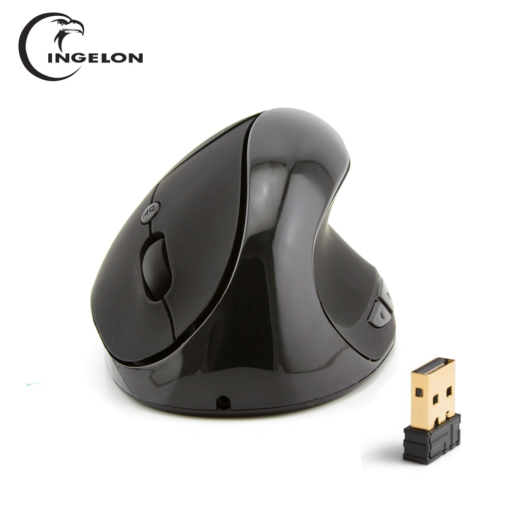 Ingelon Wireless Mouse Wrist souris sans fil logitech Ergonomic Vertical Mouse Optical 800/1600 Computer Mice For Laptop Desktop