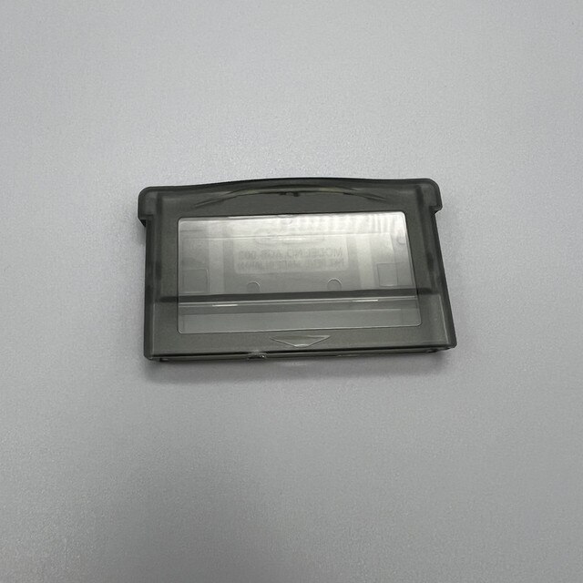 Plastic shell for GBA game card cartridge shell cover replacement part: Clear black