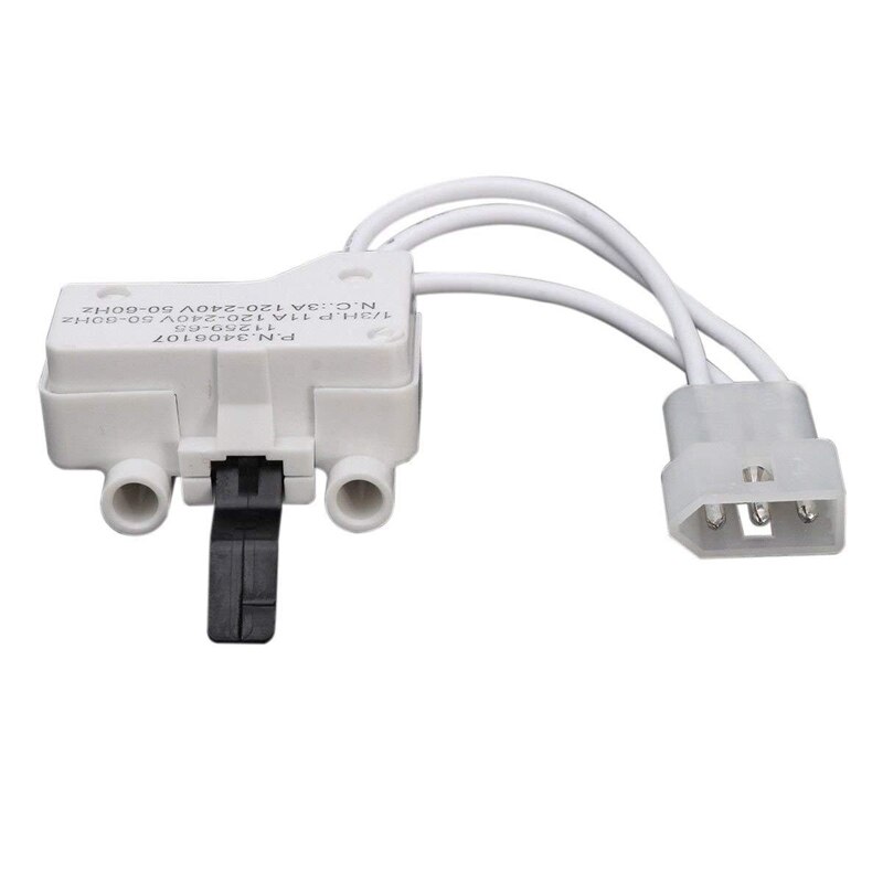 Dryer Door Switch for 3406109 3406107 Whirlpool, Kenmore, Sears, Maytag, Roper, Estate