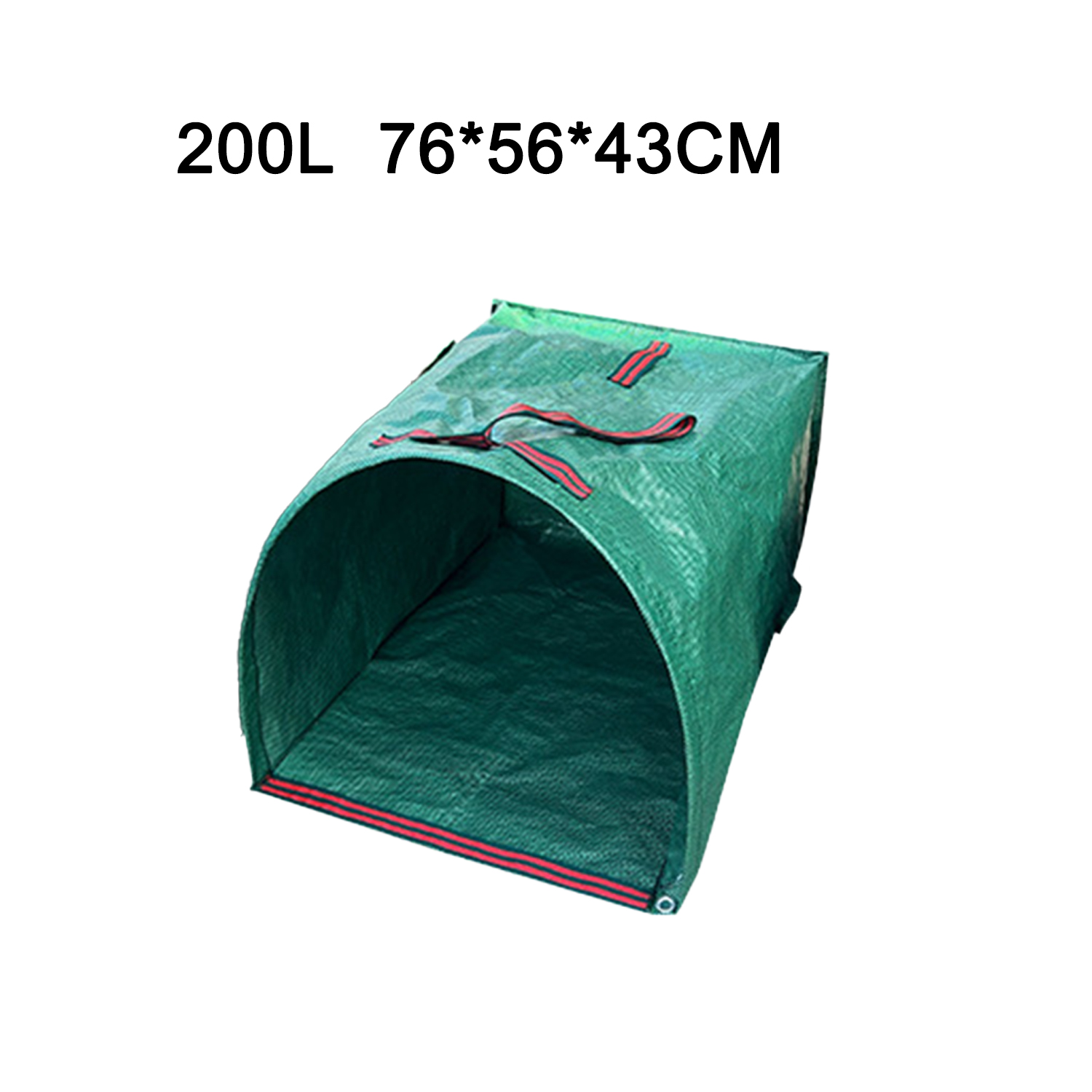 Sac de collecte de feuilles de jardin 150L/200L/270L, avec poignées, sac poubelle de feuilles de pelouse de Patio, sac poubelle de Camping, rangement de vêtements sales: vert clair