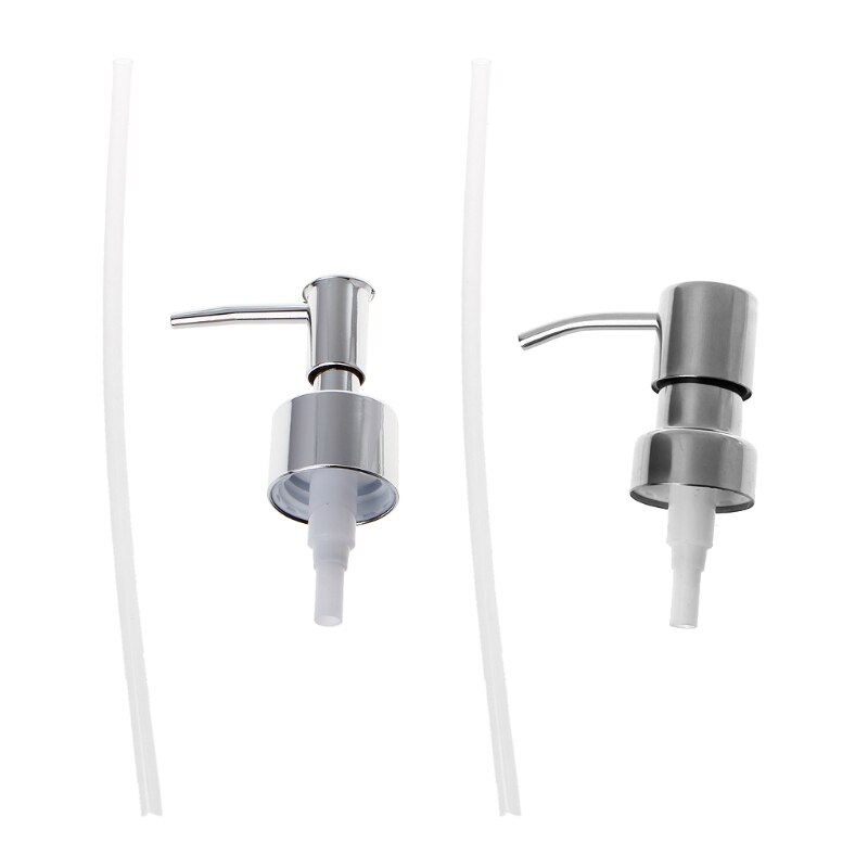 1Pc 304 Stainless Steel Hand Soap Dispenser Nozzle for Bathroom Kitchen Foam Liquid Soap Products Nozzle Accessories