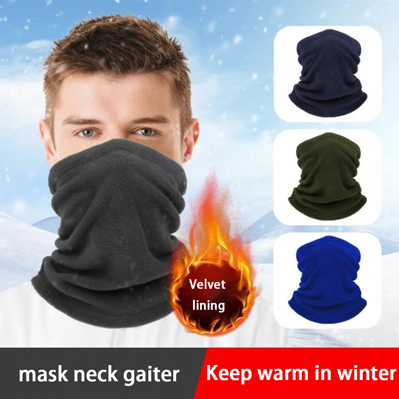 Neck Warmer Men Women Winter Neck Tube Scarf for Biker Motorcycle Car Windproof Cold Proof Cycling Half Face Cover Neck Gaiter