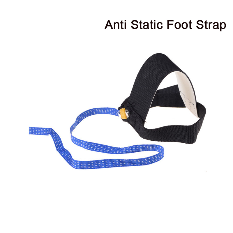 1Stck Anti Statische Arbeit Handgelenk Gurt ESD Einstellbare Entlastung Gürtel Boden Metall Armbinde Werkzeug: dunkel Gold