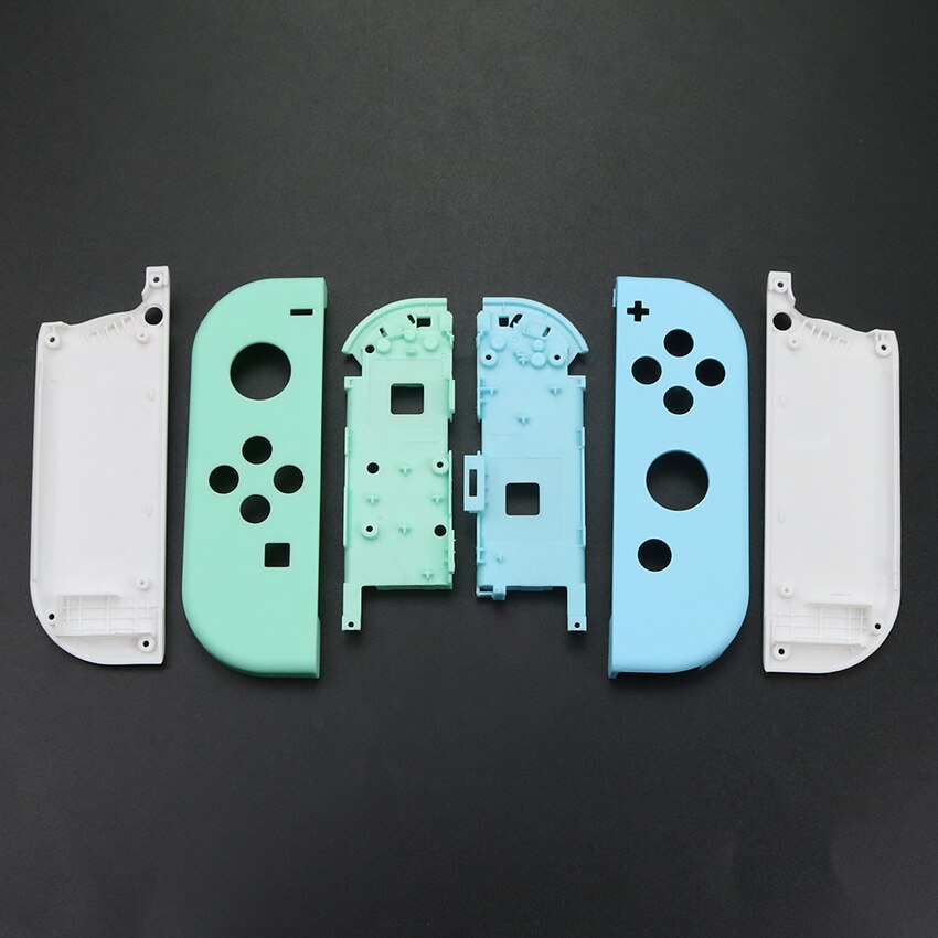 JCD 1Set Plastic Hard Shell For Nintend Switch Joy-Con Controller for NS NX Joy Con White Blue Green Housing Shell Case Cover: 006